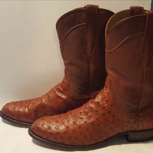 Tecovas-The Duke-Full Quill Ostrich Roper Boot